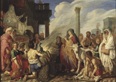 Il sacrificio di Didone a Giunone, 1630 da Pieter Lastman